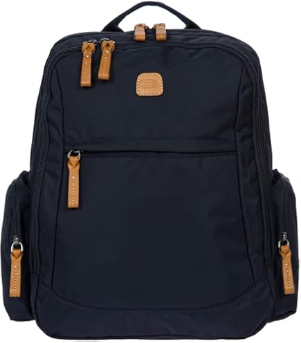 Bric's B|Y Ulisse Backpack - Premium Bag for Women and Men - Light Carry On and Airplane Travel Essential - Dual Top Handle, Luggage Passthrough