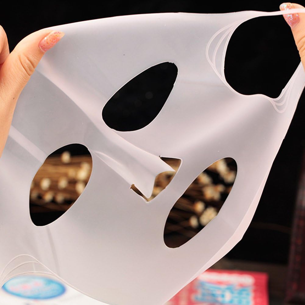 Face Mask Cover, Reusable Silicone Face Mask Cover Facial Steam Waterproof Face Moisturizing Beautity Mask - Image 5