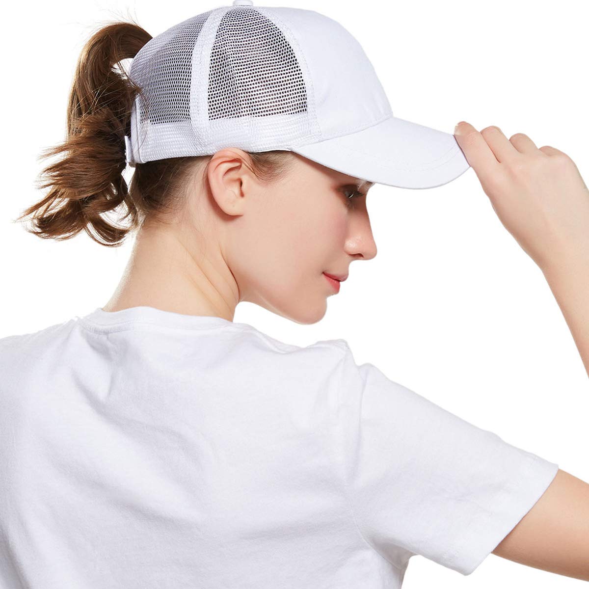 casquette femme chignon