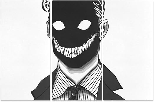 Amazon Com 3 Panel Western Wall Art Decor Portrait Strange Handsome Man Bathroom Wall Art Decorations Family Art Wall Decor Wall Art For Living Room Decor For Home Living Room Bedroom Bathroom Wall