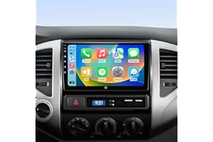 RUICAR Car Radio Stereo for Toyota Tacoma 2005-2015, 9" Touch Screen Head Unit with Android 13/CarPlay/Android Auto/2+64G /GPS Navigation/Bluetooth/FM/RDS Radio/HD Backup Camera