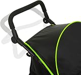 Hauck Runner Black Neon All Terrain Pushchair with Raincover and XL Wheels view 4