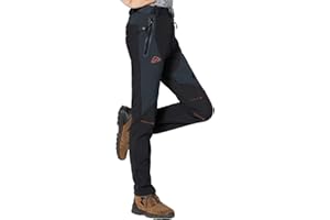 Rdruko Women's Snow Pants Waterproof Insulated Fleece Thermal Ski Hiking Snowboard Pants