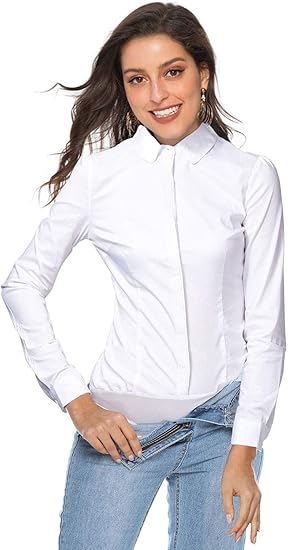 Amazon Soojun Shirt レディース Us サイズ 2 カラー ホワイト シャツ ブラウス 通販