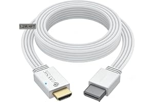 eSynic 1080p HD WII to HDMI Cable Converter-Compact Cable Designed WII HDMI Adapter for Nintendo WII & WII U to HDTV/Monitor-No Signal Loss-Plug & Play for Super Mario/Party Games (Not for WII Mini)
