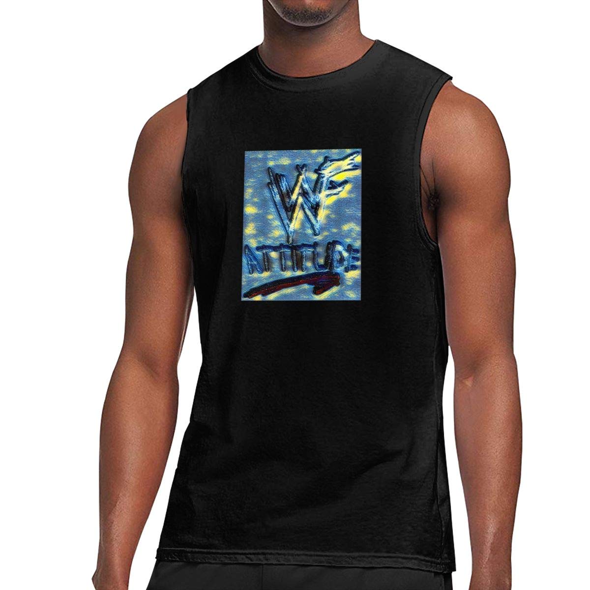 Wrestling Panda Graghic S For Sleeveless Black 3 T Shirt