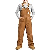 HISEA Kids' Insulated Bib Overalls, Boys' Winter Water Resistant Classic Overall, Heavyweight Windproof Overall for Youth