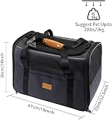 morpilot Cat Carrier Airline Approved Top Opening Breathable Mesh 9kg Grey view 3