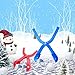 edealing Winter Snowball Maker Toy, Perfect Outdoor Play Snow Toys Kids Red & Blue - 2 Pack (Style 1)