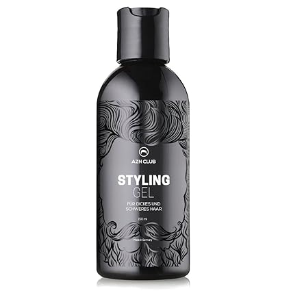 Azn Club Haargel für Herren 150ml I Für dickes, schweres Haar I Sofort Freeze Effekt