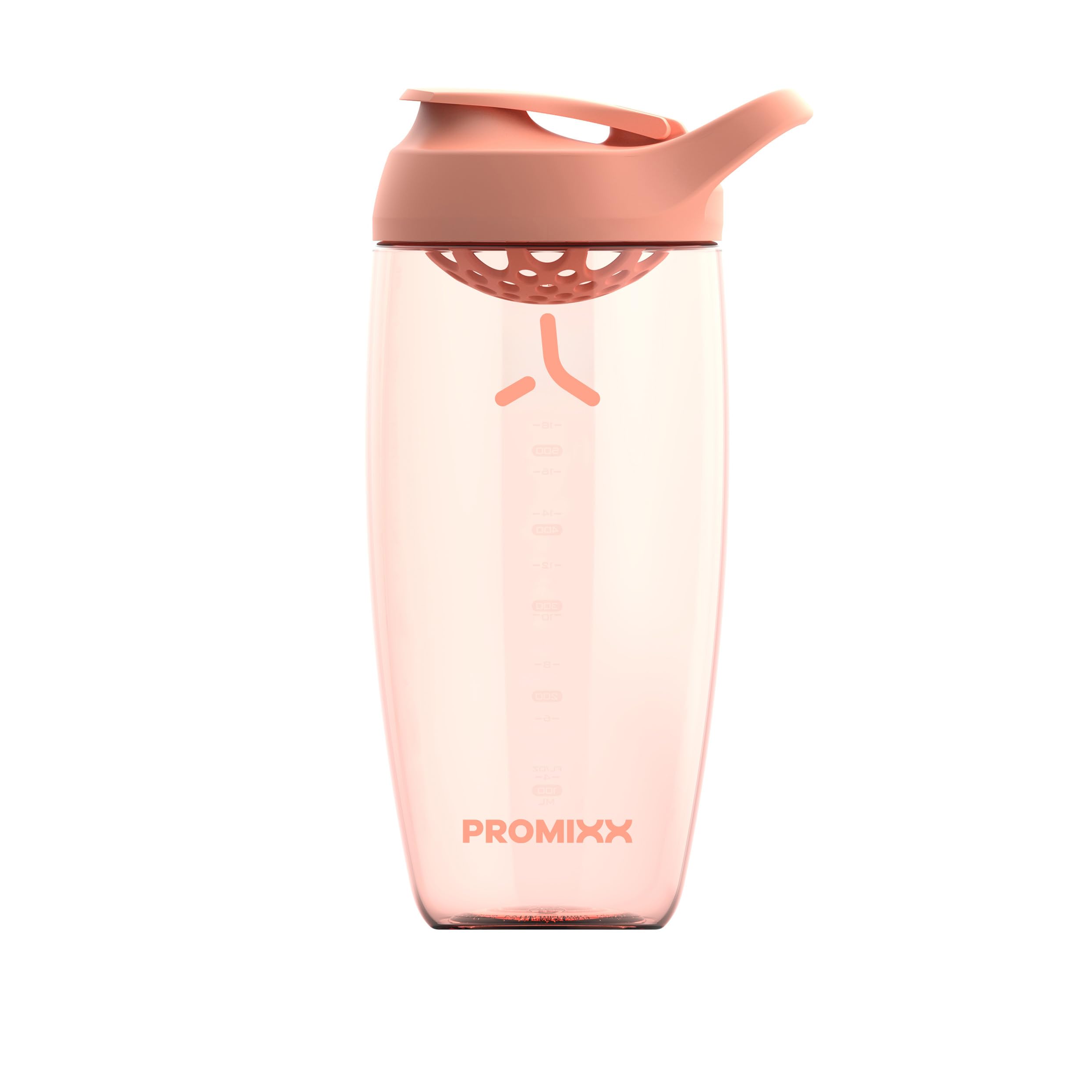 Promixx Pursuit Protein Shaker Bottle - Premium Shaker for Protein Shakes - Lifetime Durability, Leakproof, Odourless - 700ml / 24oz (Coral) — image 1