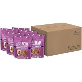 Flackers Organic Flax Seed Crackers, Cinnamon and Currants Flaxseed, 5 Ounce Bag 6 Pack