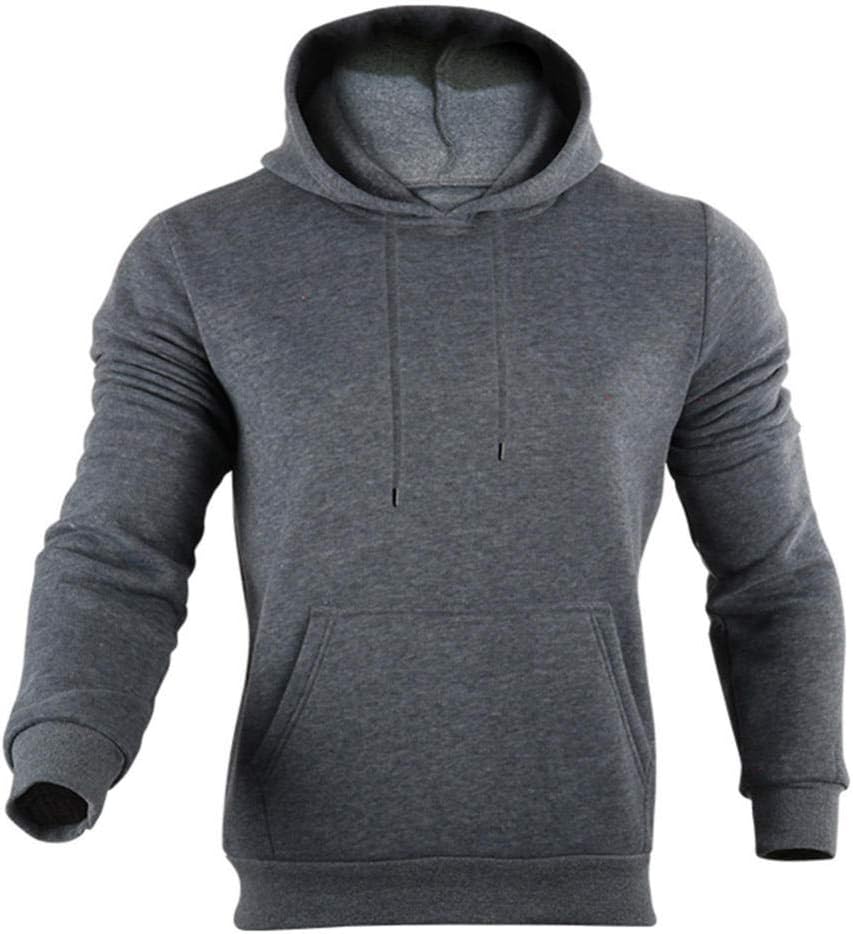 Keep Warm Heren Hoodies Pullover Grote Maat Trui met Kangoeroezakken en dunne Fleece gevoerde