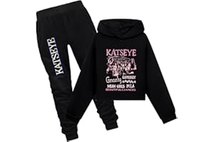 KATSEYE Girls Hoodie Set Kids Sweatshirt Pants Suit 2pcs Sportswear Music Tracksuit Casual Outfits Tracksuit