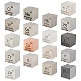 Element Cube Set 0.39” Density Metal Cube 10MM Up