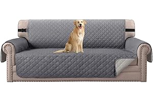 H.VERSAILTEX Reversible Sofa Cover for 3 Cushion Couch Water Resistant Couch Cover for Dogs Non Slip Furniture Protector Cove
