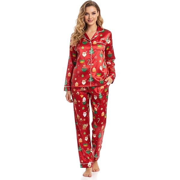 EISHOPEER - Conjunto de pijamas para mujer con camiseta