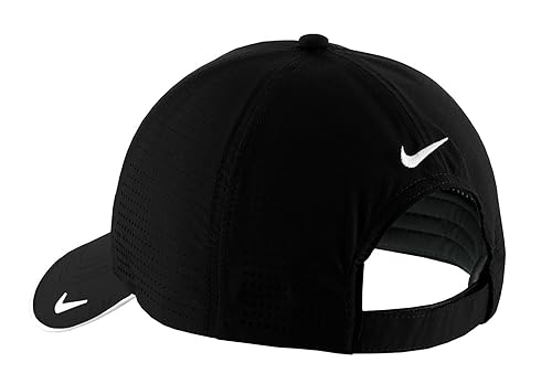 Nike Golf Dri-FIT Swoosh Perforated Cap, Black in Oman Whizz