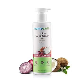 Mamaearth Onion Conditioner for Hair Growth & Hair Fall Control with Coconut Oil 250ml