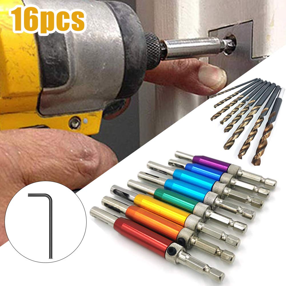 11 64 13 64 7 64 9 64 5 mm besteu self centering drill bit set door and window hinge tapper self centering hinge tapper core drill 5 6 1 4 cutting tools metalworking multi purpose drill bits crear en salamanca