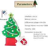 BORLTER CLAMP 16GB USB Flash Drive Pack of 5 - Santa Snowman Christmas Tree view 3