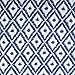 DII Global Mini Diamond Woven Throw, 50x60, Nautical Blue