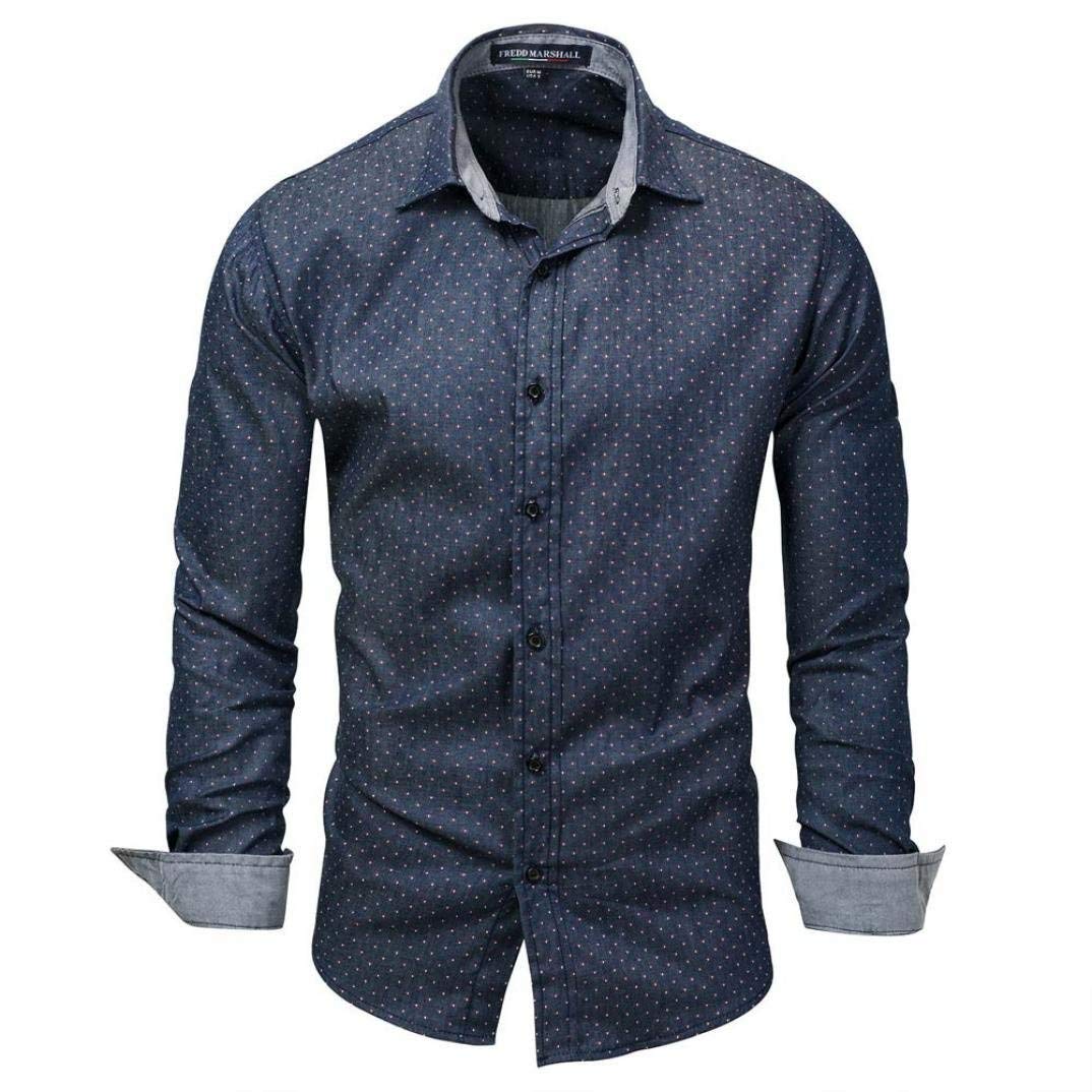 mens denim work shirts long sleeve