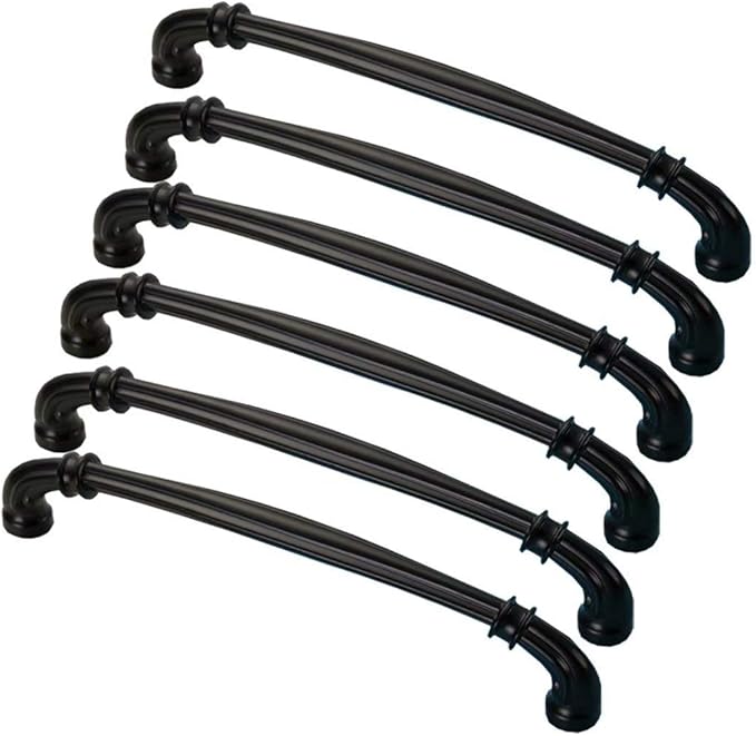 Creatwls 6 pcs Europäische Zink-Legierung Küche Kabinett Tür Griff