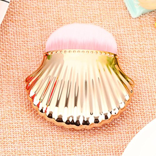 image for ManxiVoo Shell Shape Makeup Brush Bottom Foundation Brush Powder Paint