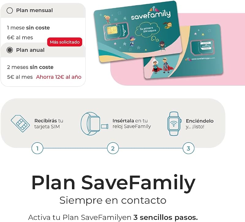 SaveWatch Plus 2 | Reloj Inteligente Niño/a con Localizador GPS — foto 4 de 8