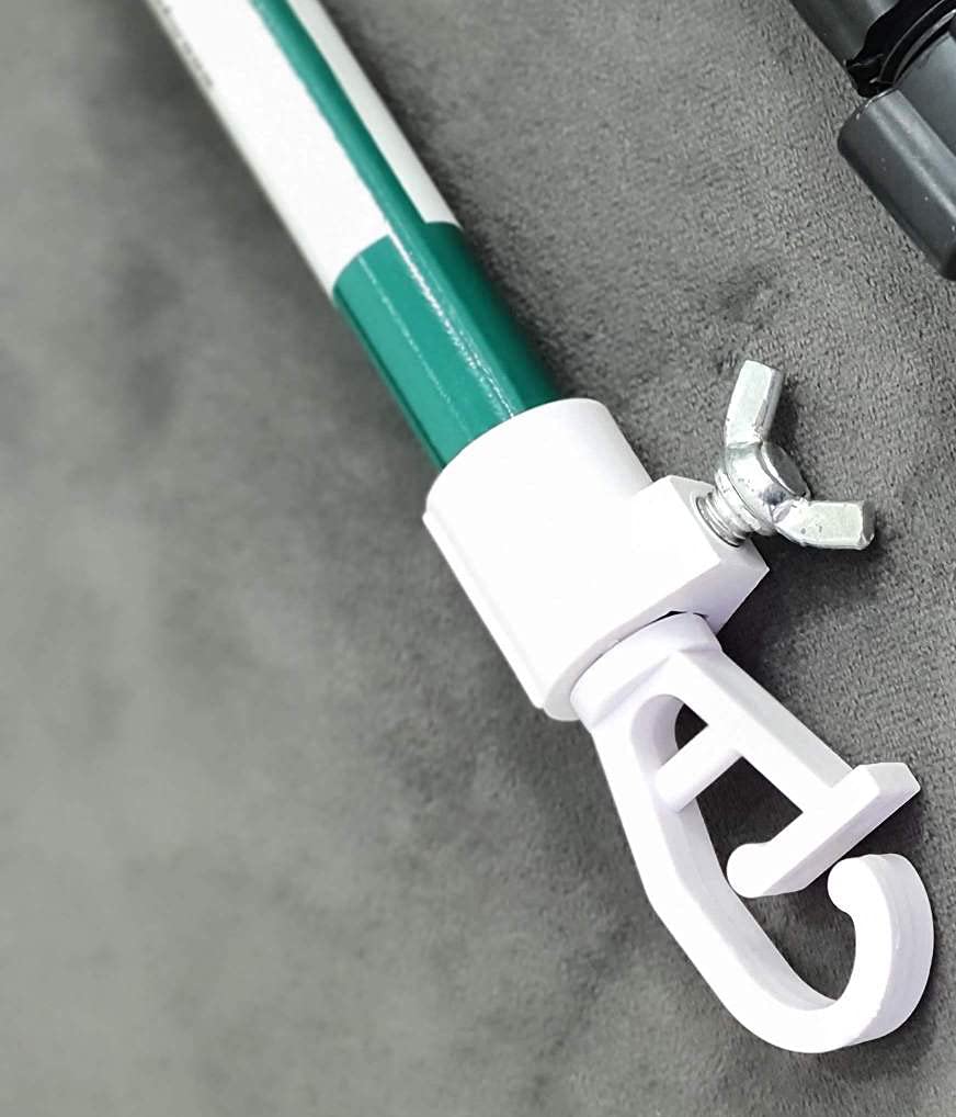 Prop Galvanised Metal Garden Washing Line Normal Outdoor Extendable Pole Cloths prop Laundry Support Extending pole Telescopic strong Airer