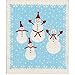 Swedish Dishcloth - Snowmen
