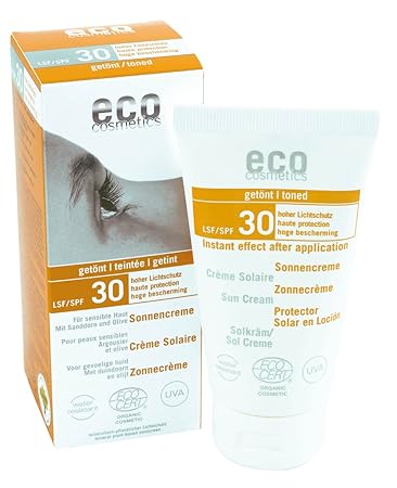 eco cosmetics Bio Sonnencreme LSF 30 getönt 75 ml