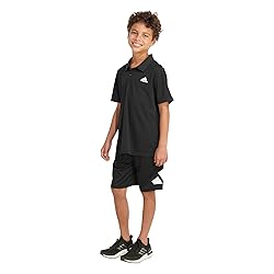 adidas Boys' Active Performance Mesh Golf Polo