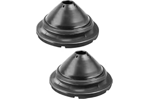 QUANEGUZY Rear Upper Suspension Coil Spring Insulator Fit for Honda Civic 2006 2007 2008 2009 2010 2011 Replace 52691SNAA01 Black Rear Spring Mounting Rubber Material 2Pcs