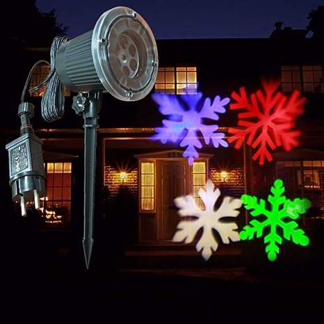 AZZL Navidad Luces de Proyector Estrellas y Santa Claus Proyector ...