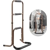 EasyVibe Stand Assist Aid for Elderly &amp; Couch Stand Assist - Adjustable Sit to Stand Lift for Seniors with Anti-Tip Wide Base, Portable Chair Assist Handle, Safety Mobility Support for Handicap