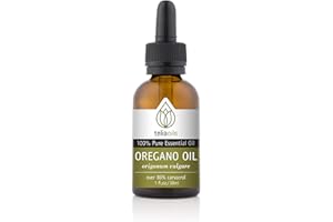 Teliaoils 100% Organic Oil of Oregano - Super Strength Over 86% Carvacrol - Premium Grade Wild Oregano Oil from The Mountains of Greece - Undiluted, Certified, Pure Oregano Essential Oil - 1 oz