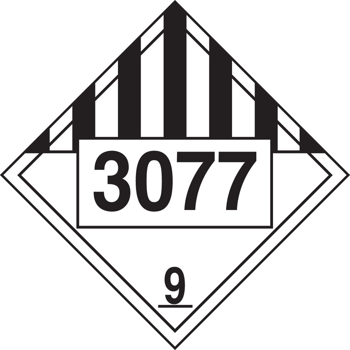 Accuform 3077 ENVIRONMENTAL HAZARD SOLID W GRAPHIC MPL793CT50