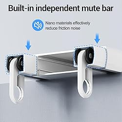 KUZRZNH Double Row Curtain Track Ceiling