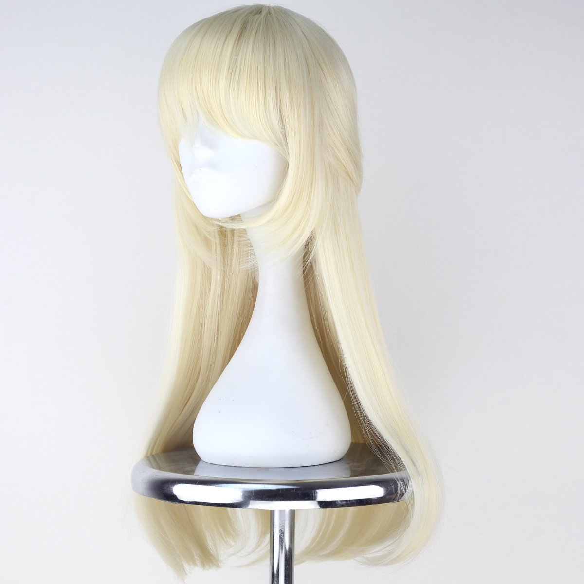 Miss U Hair Girls Long Straight Blonde Synthetic Hair Anime