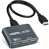 4K@60Hz HDMI Switch 3 Port, avedio links Aluminum HDMI2.0b Switch 3 in 1 Out, 3x1 HDMI Switch Box, Supports HDCP 2.2, UltraHD