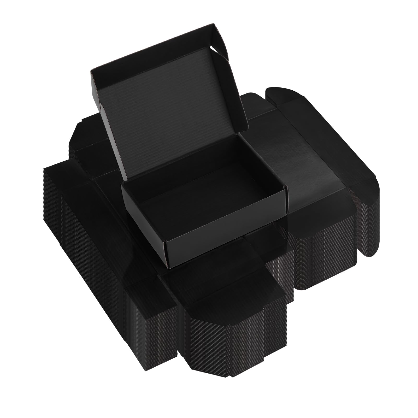 Photo 1 of Rempry 40 Pack 7x5x2 Inches Black Shipping Boxes, Cardboard Corrugated Mailer Boxes for Packaging Small Business, Small Gift Boxes for Mailing Present