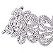 XY Fancy Women Fashion Jewelry Full Rhinestone Flower Choker Necklace Charming Clavicle Chain Silvery
