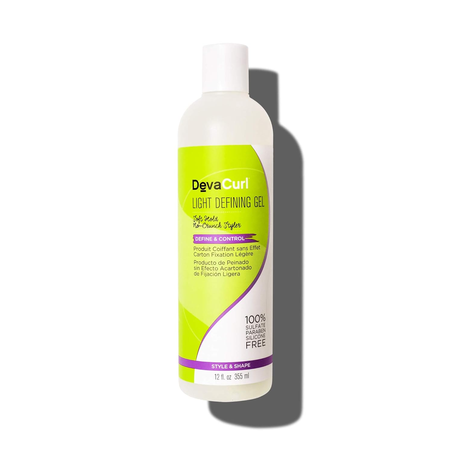 DevaCurl Light Defining Styling Hair Gel, 12oz