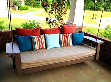 AD Planet Outdoor and Indoor Wooden Hanging Swing for Home and Garden