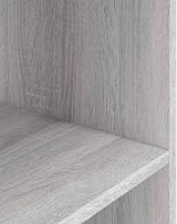 vidaXL Engineered Wood Aquarium Stand Sonoma Grey with Storage view 4