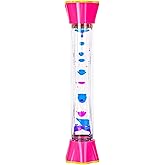 JRLAJRL Liquid Motion Sensory Toys, 1 Pack Visual Timer Set with Glitter, Bubbles and Floating Effects for Stress Relief and Relaxation (1P-Pink-Flower Base Edition #1)
