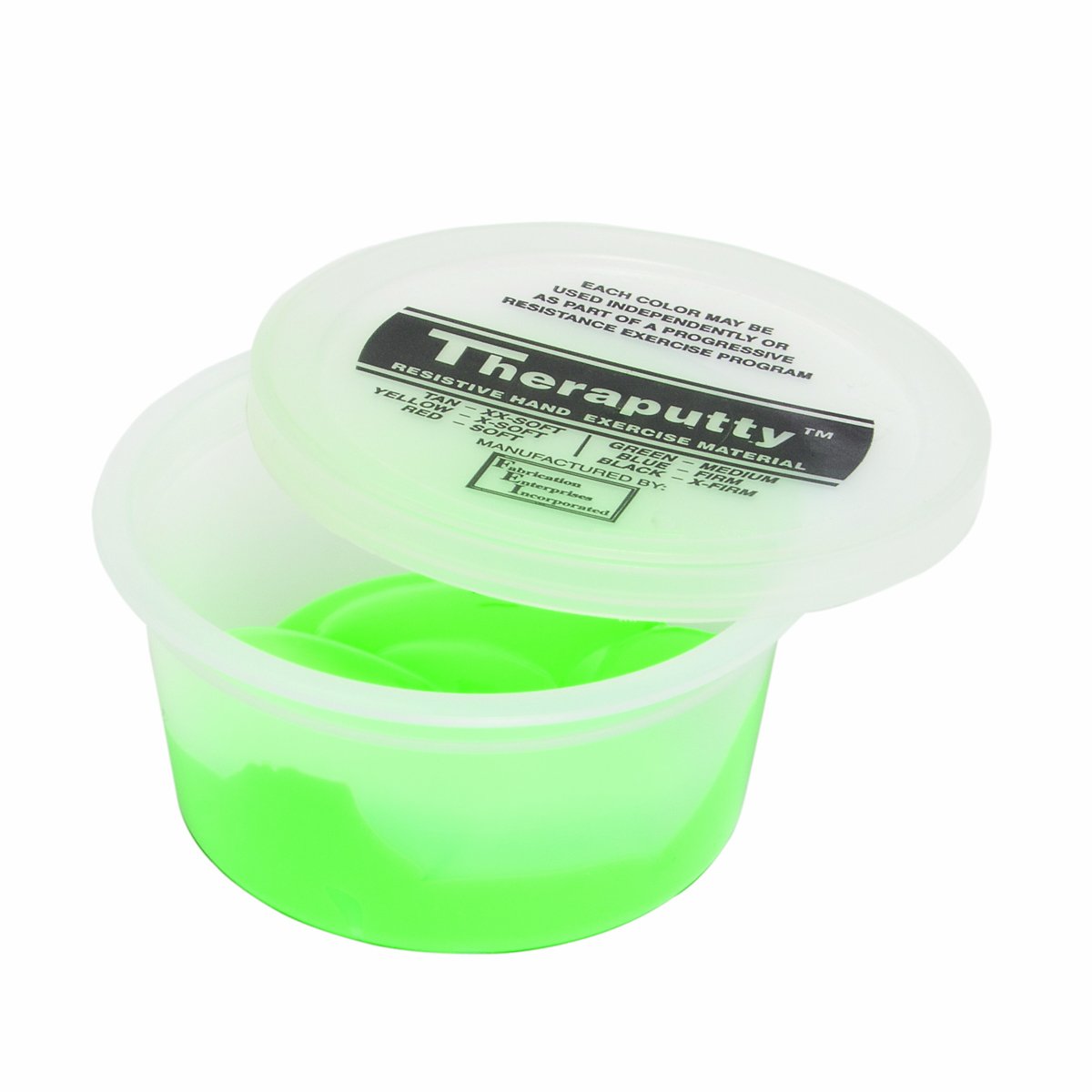 Cando TheraPutty - Therapeutic modelling clay - 3 oz - green (medium)