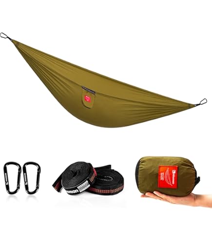 Amazon.com: Kijaro Lightweight Hammock – Perfect Backpacking